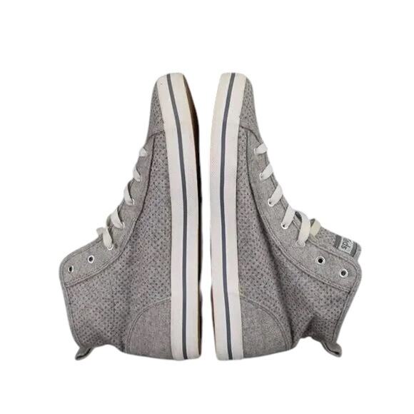 Keds Shoes Womens 8.5 Sneakers Lifestyle Athletic Hight Top Kickstart Wool Grey - Picture 12 of 13